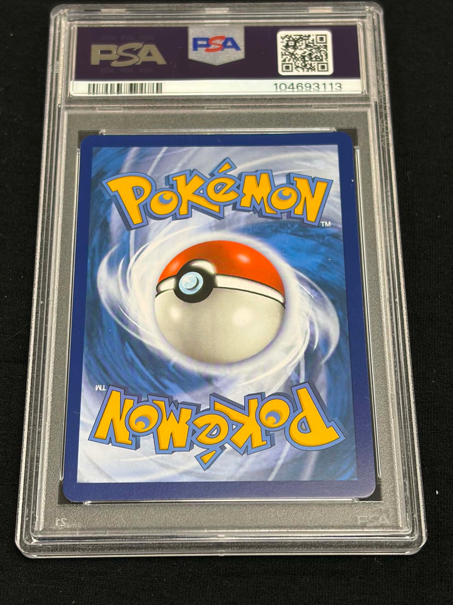 2021 Pokémon SWSH Evolving Skies Rayquaza V Full Art #194/203 PSA 10 GEM MT — Back (PSA Slab)