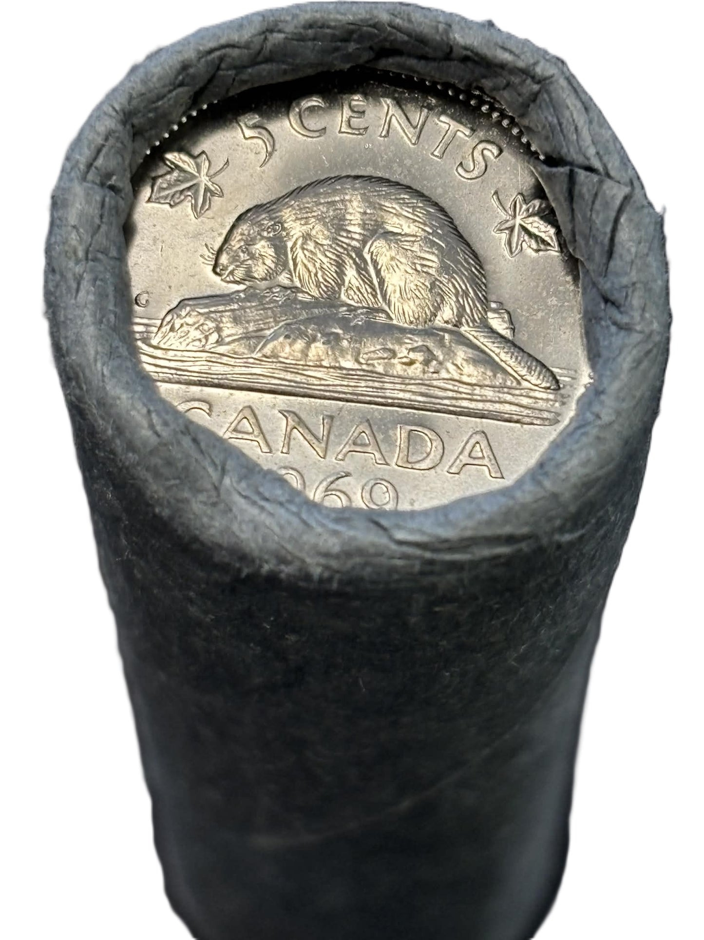 1969 Canada 5-cent Original Roll of 40pcs