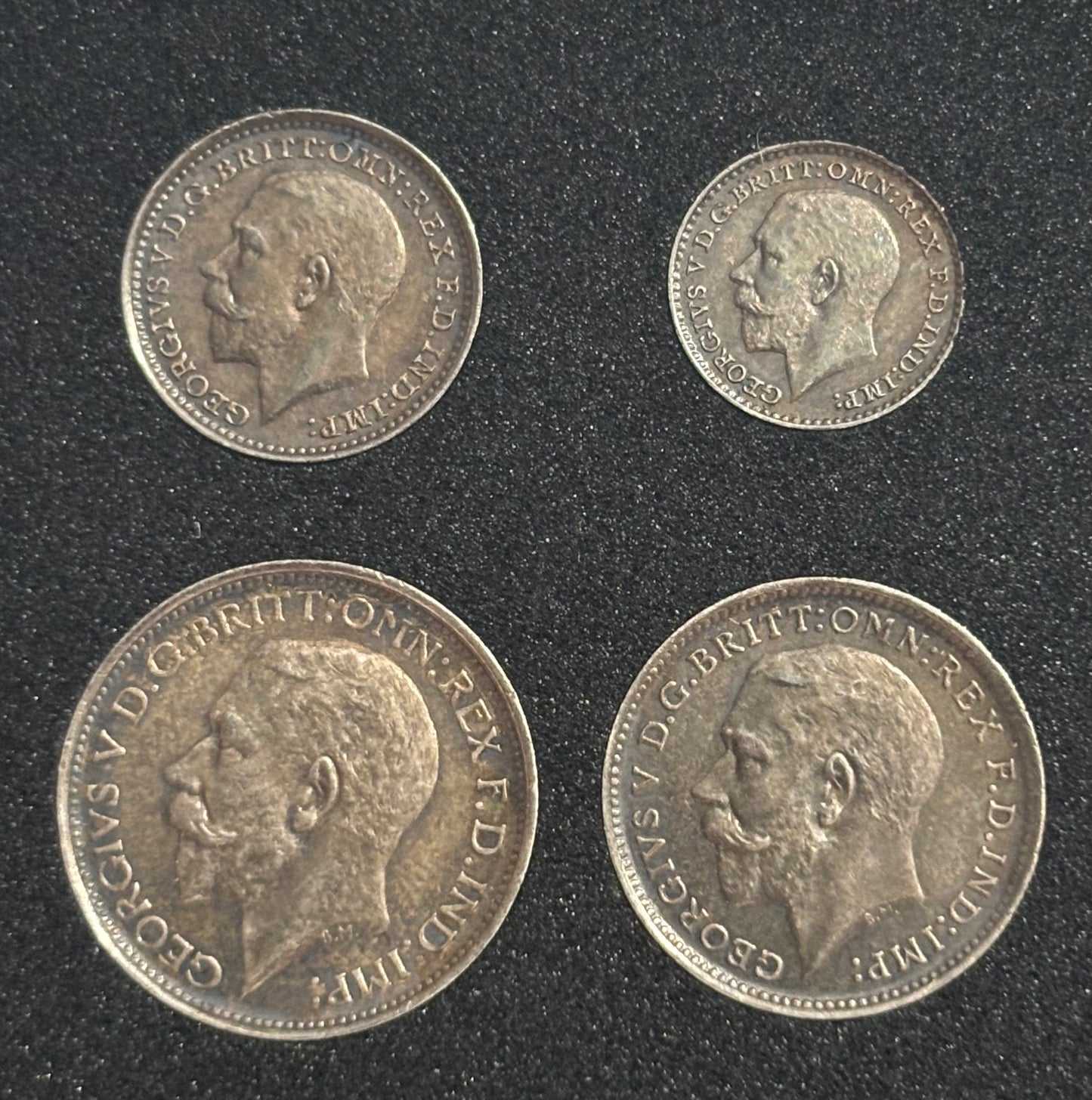 1911 4 coin British Maundy Set