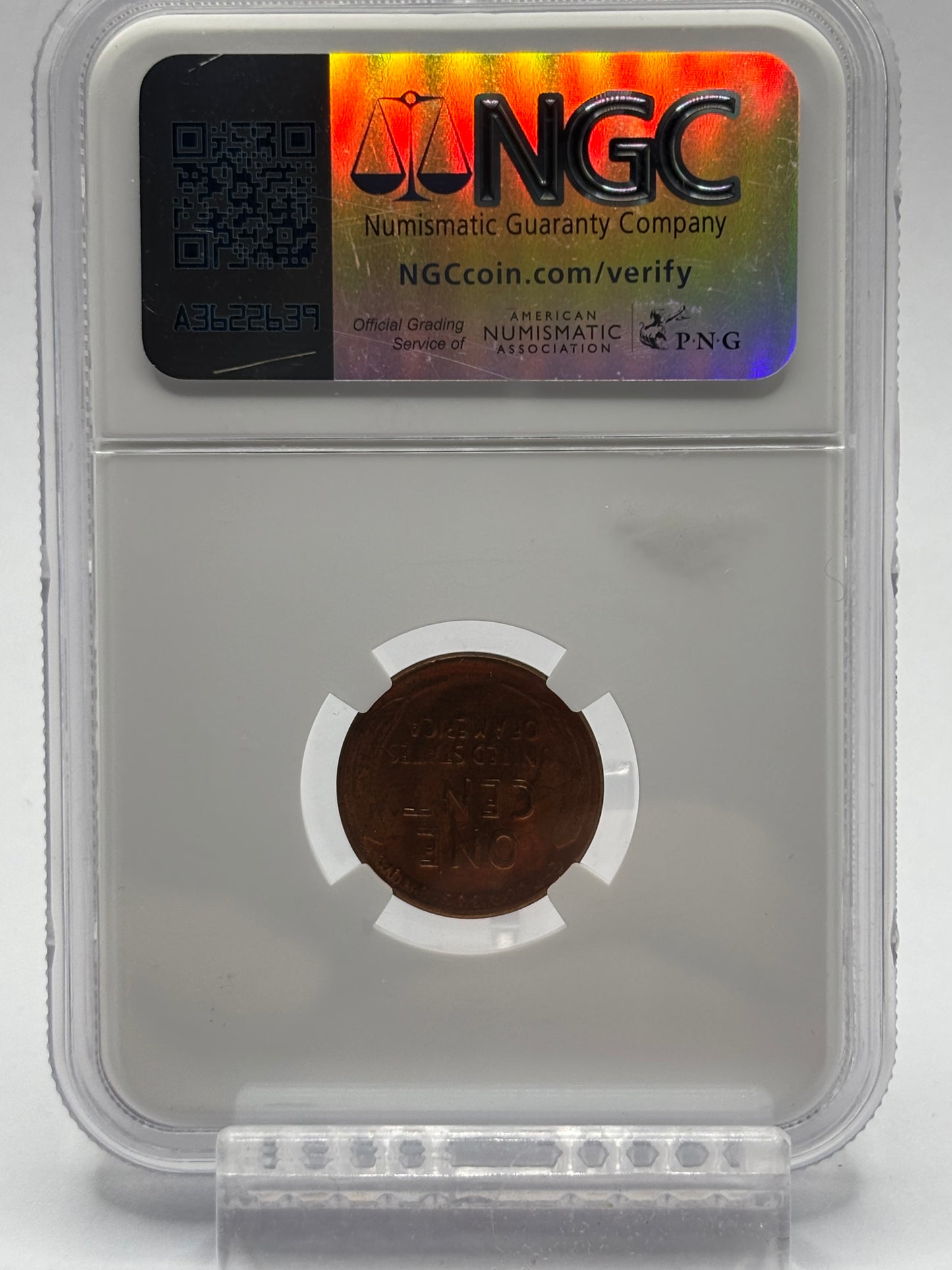 1954 USA 1 Cent. NGC Graded MS64