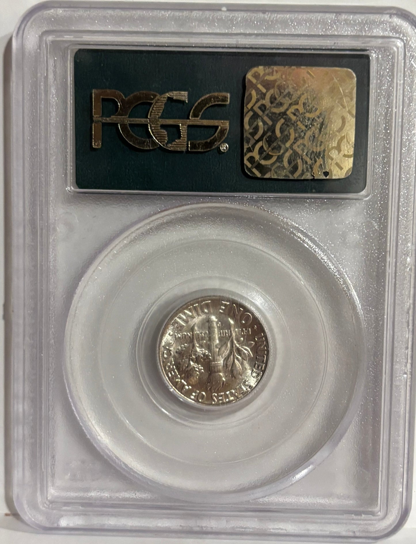 1963-D 10C PCGS MS65 Sample slab