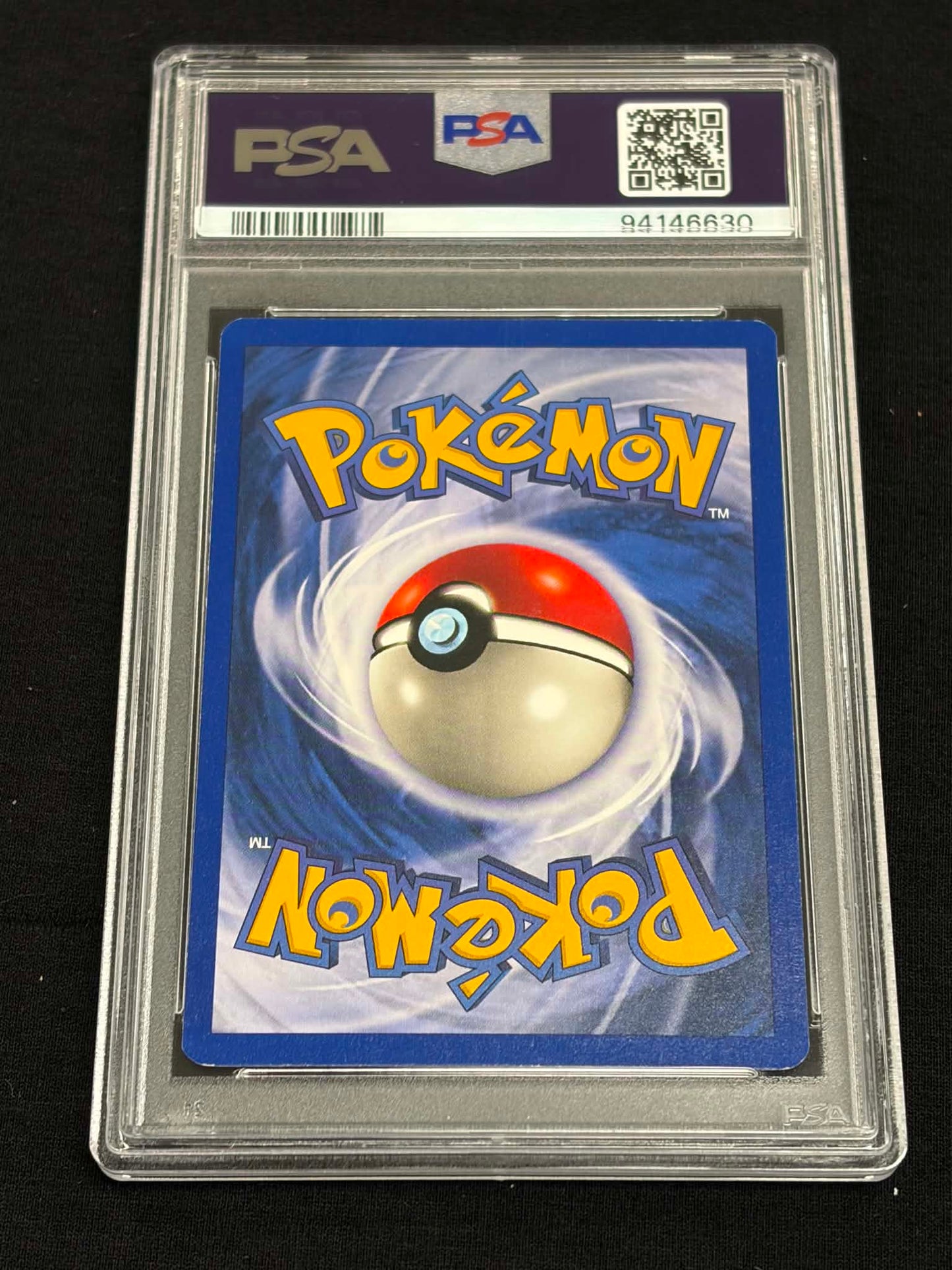 1999 Pokémon Base Set Mewtwo Holo #10/102 PSA 7 NM — Back (PSA Slab)