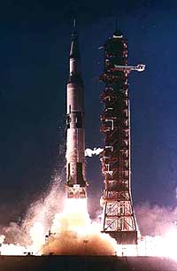 AS-501, the first flight of the Saturn V launch vehicle