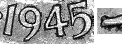 1945 narrow date