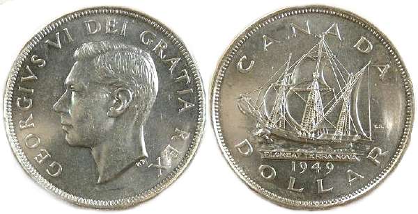 canada 1949 dollar