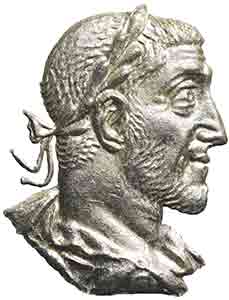 Maximinus denarius.