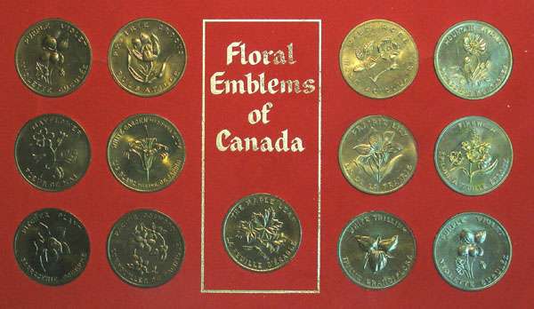 Canada Provincial flower medal