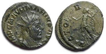 Marius. AD 269. AE antoninianus.