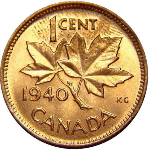 1 Cent 1940 - 1949