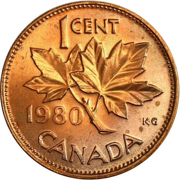 1 Cent 1980 - 1989