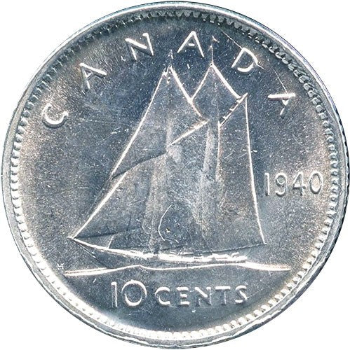 10 Cent 1940 - 1949 (silver)
