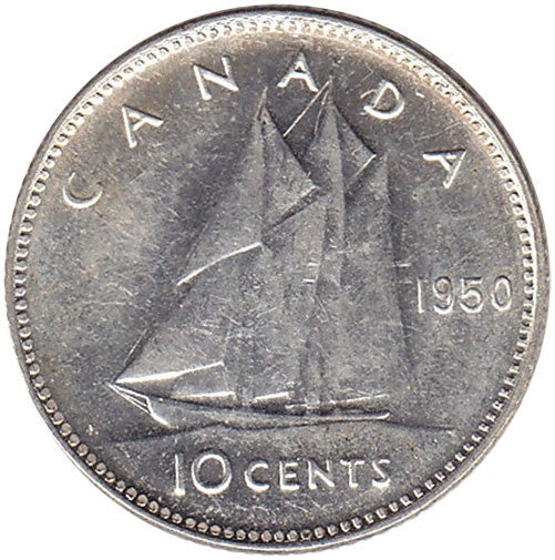 10 Cent 1950 - 1959 (silver)