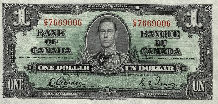 $1 Notes 1937