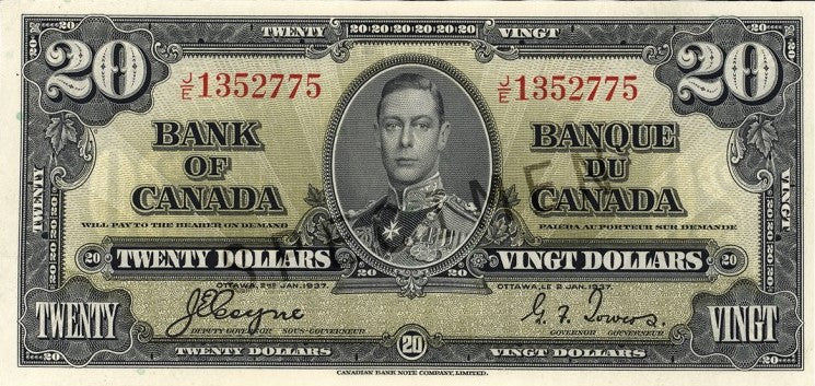 $20 Notes 1937