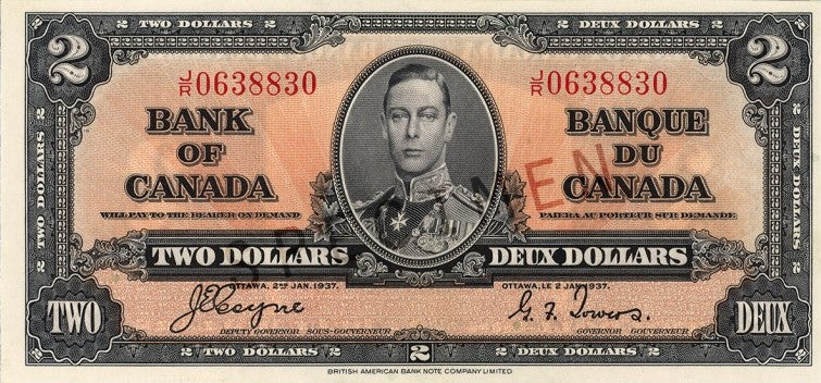 $2 Notes 1937