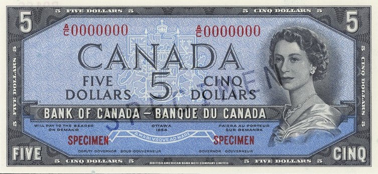 $5 Notes 1954