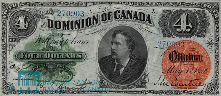 Dominion Four Dollar (1882-1902)