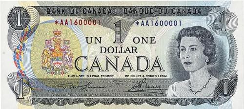 $1 Notes 1973