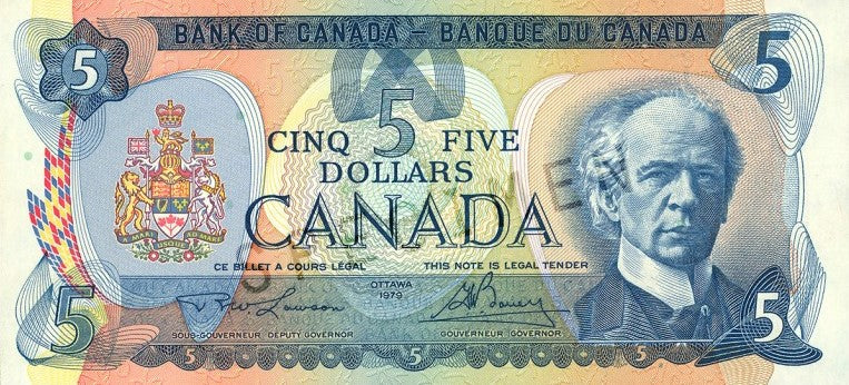 $5 NOTES 1972 - 1979