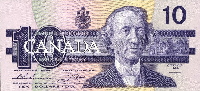 $10 Notes 1986