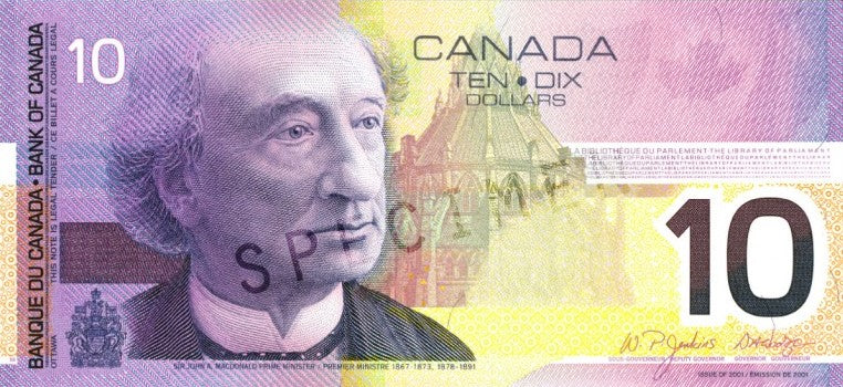 $10 Notes 2000-Date