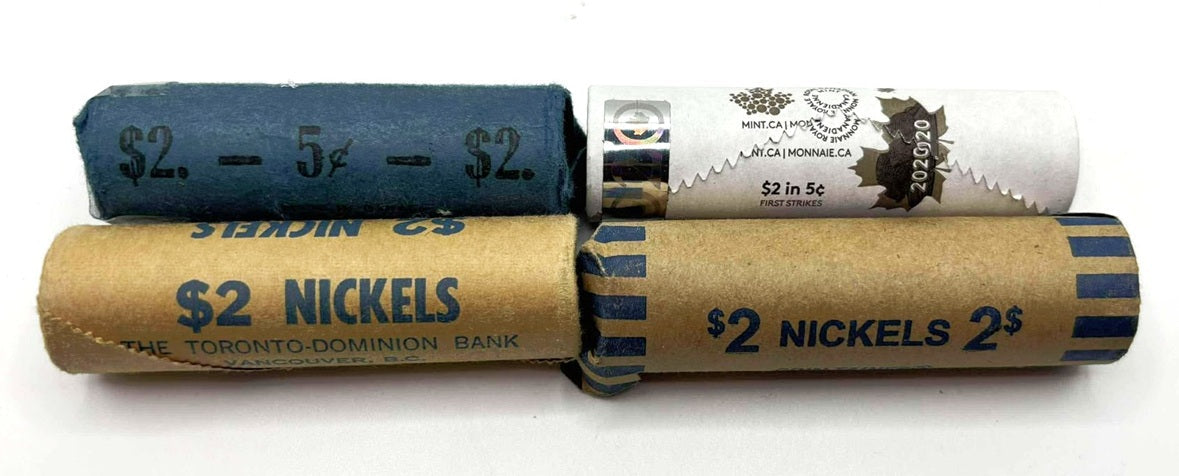 Canada 5-Cent Rolls