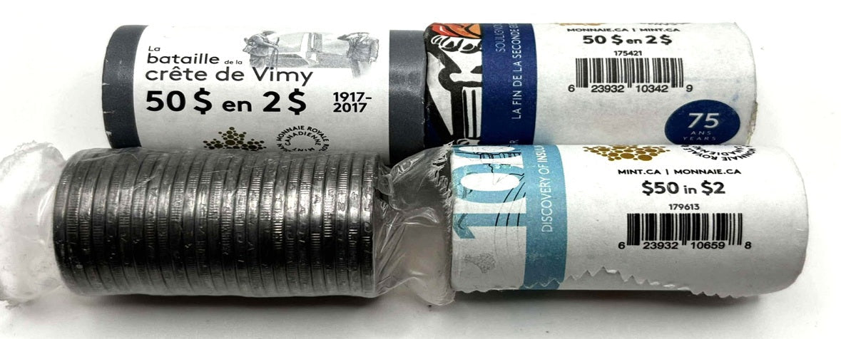 Canada $2 Dollar Rolls