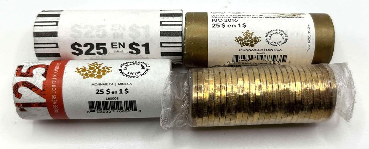 Canada $1 Dollar Rolls