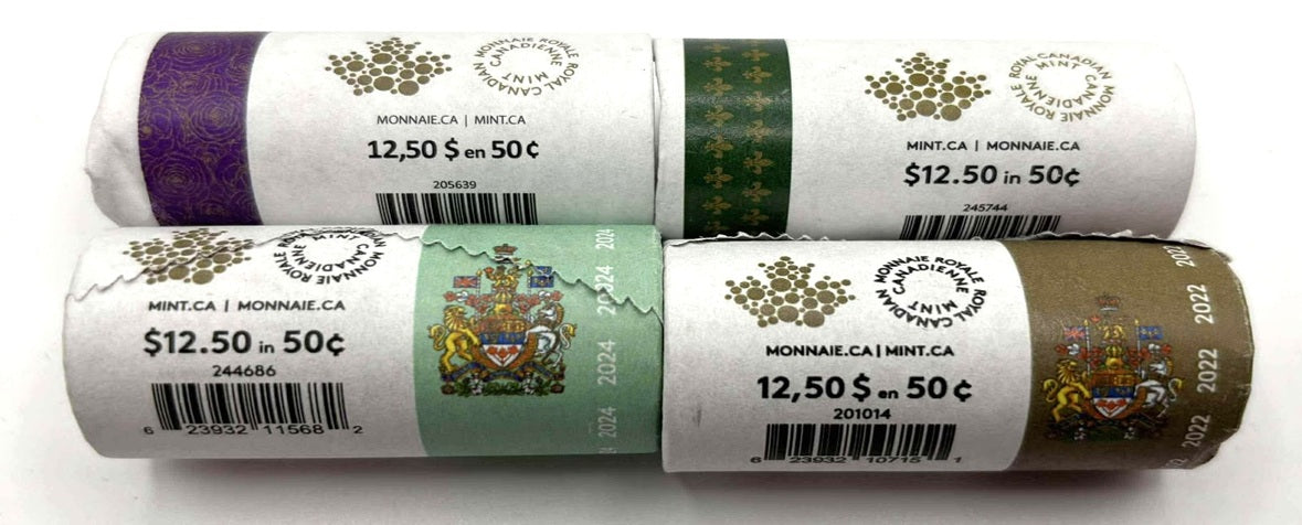 Canada 50-Cent Rolls