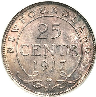 Newfoundland 25 cents 1917-1919