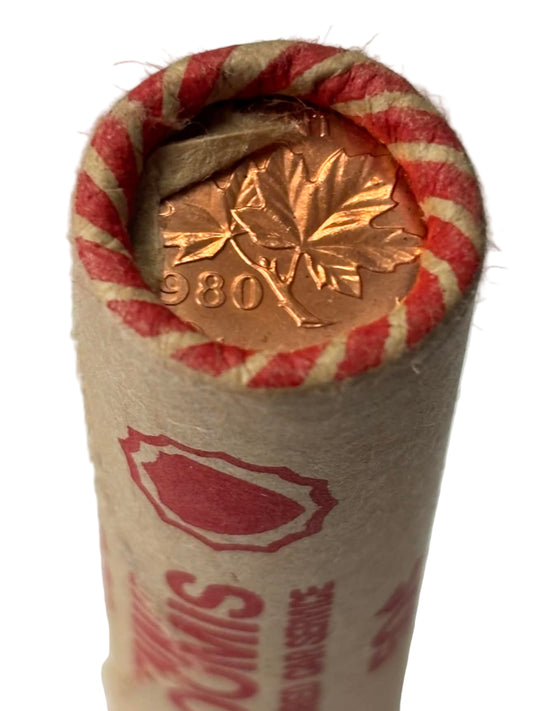 1980 Canada 1-cent Original Roll of 50pcs