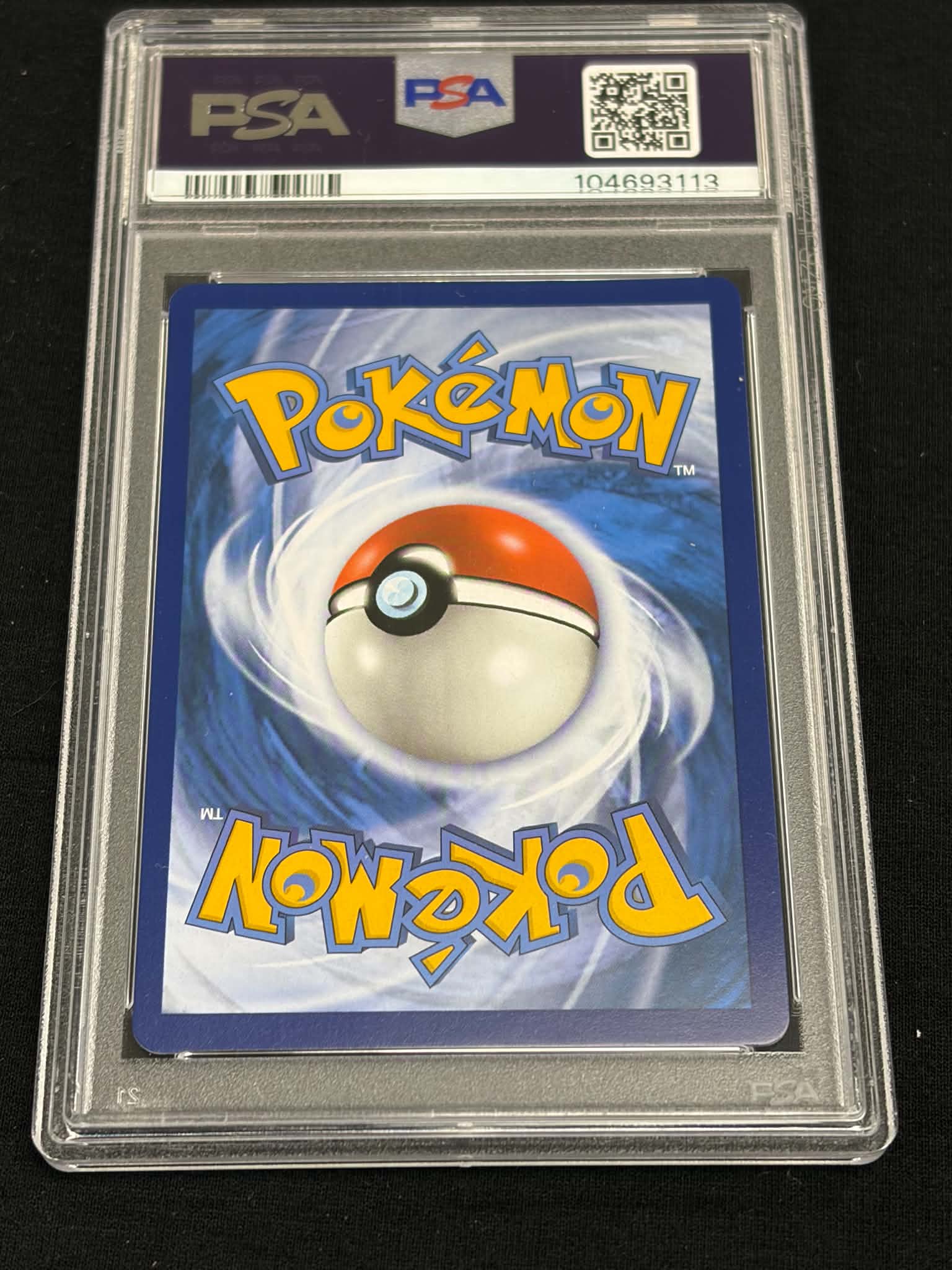 2021 Pokémon SWSH Evolving Skies Rayquaza V Full Art #194/203 PSA 10 GEM MT — Back (PSA Slab)