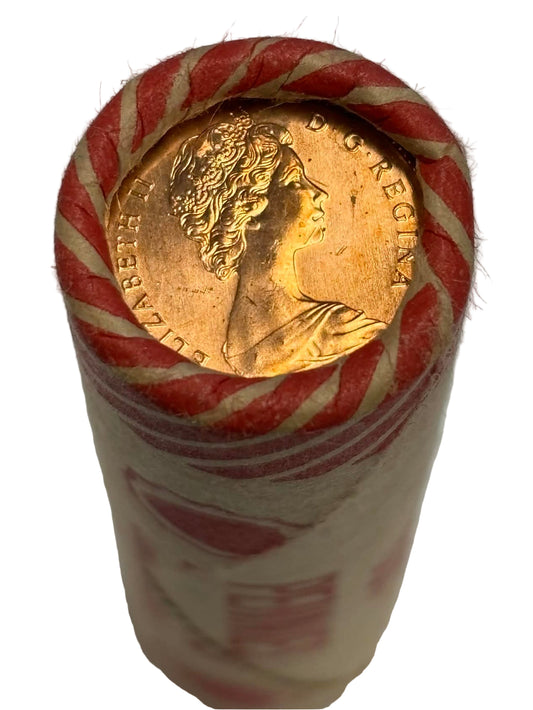 19?? Canada 1-cent Original Roll of 50pcs Mystery rolls