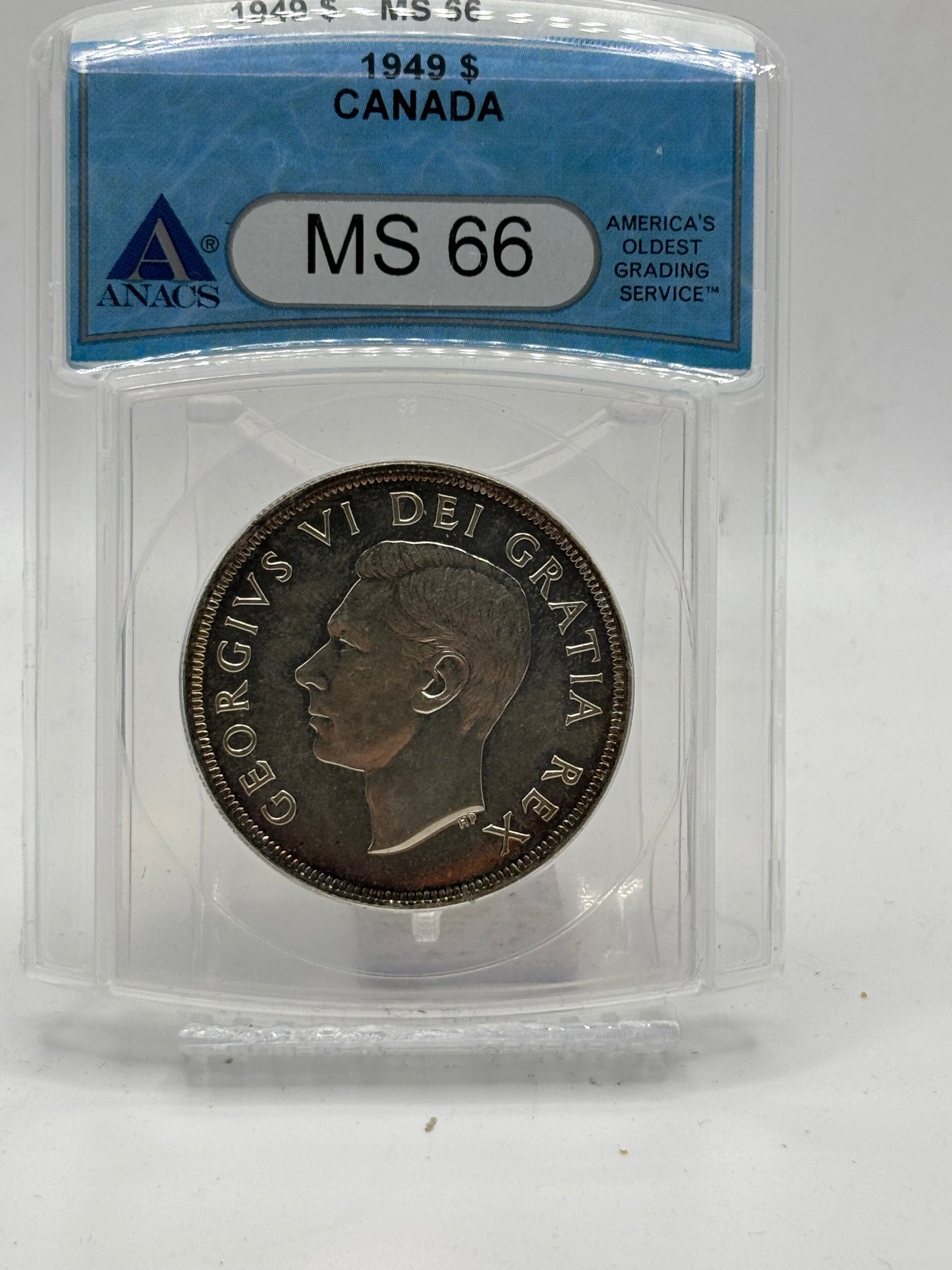 1949 Canada $1 ANACS graded MS-66
