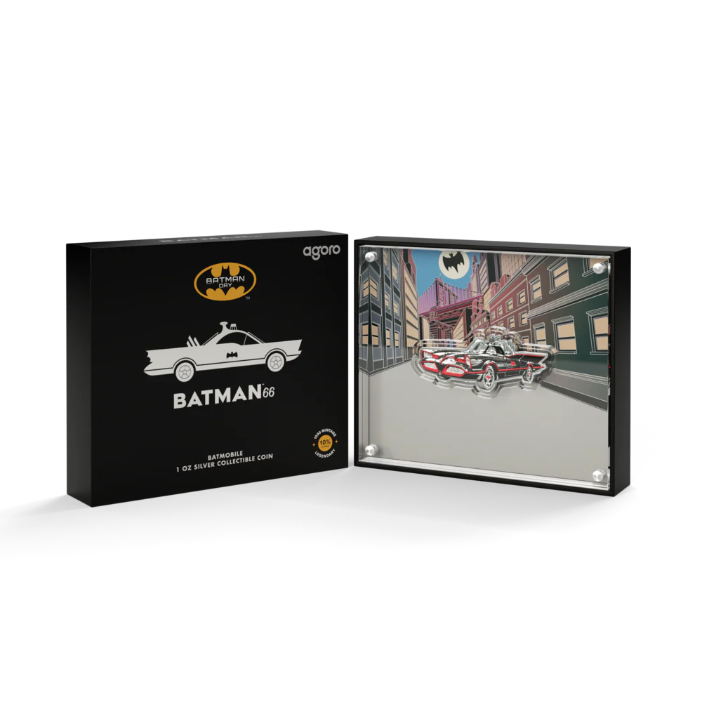 BATMAN™66 - Batmobile 1oz Silver Collectible Coin