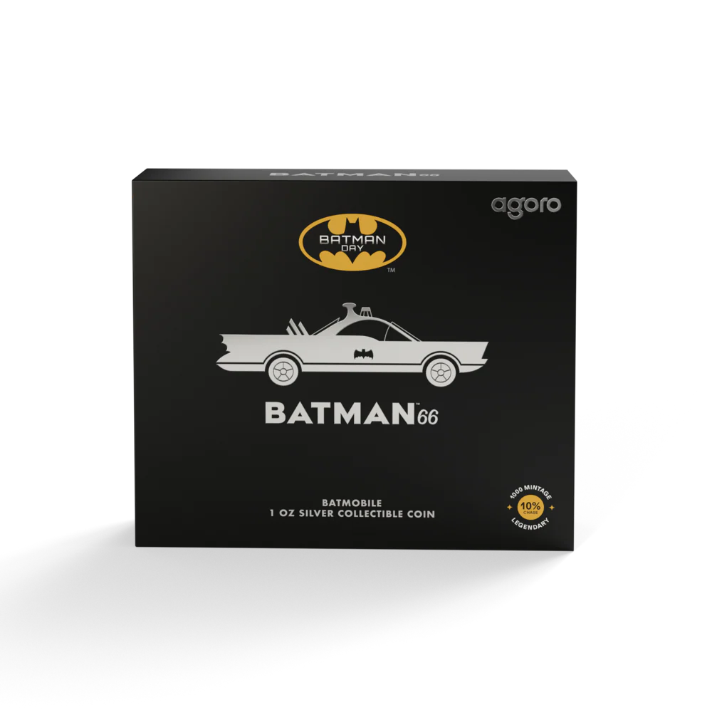 BATMAN™66 - Batmobile 1oz Silver Collectible Coin