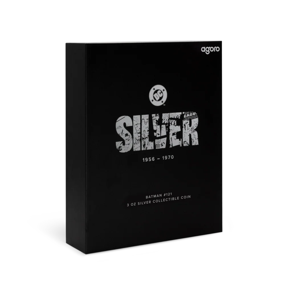 DC 90th Anniversary - Silver Age - Batman #121 3 oz Silver Collectible Coin