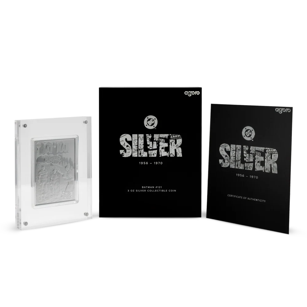 DC 90th Anniversary - Silver Age - Batman #121 3 oz Silver Collectible Coin
