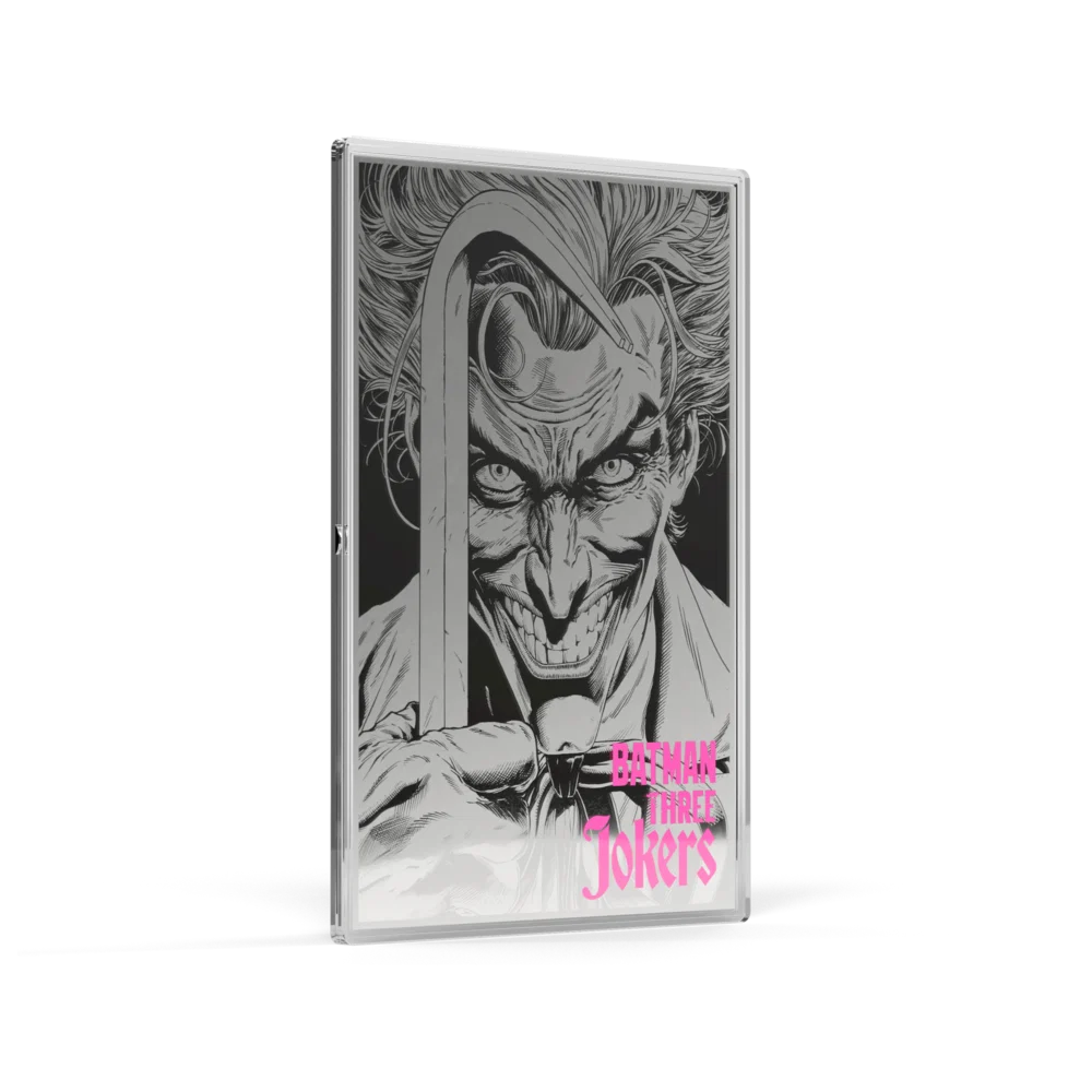 Batman Three Jokers #1 - The Clown 1 oz Silver Collectible Foil