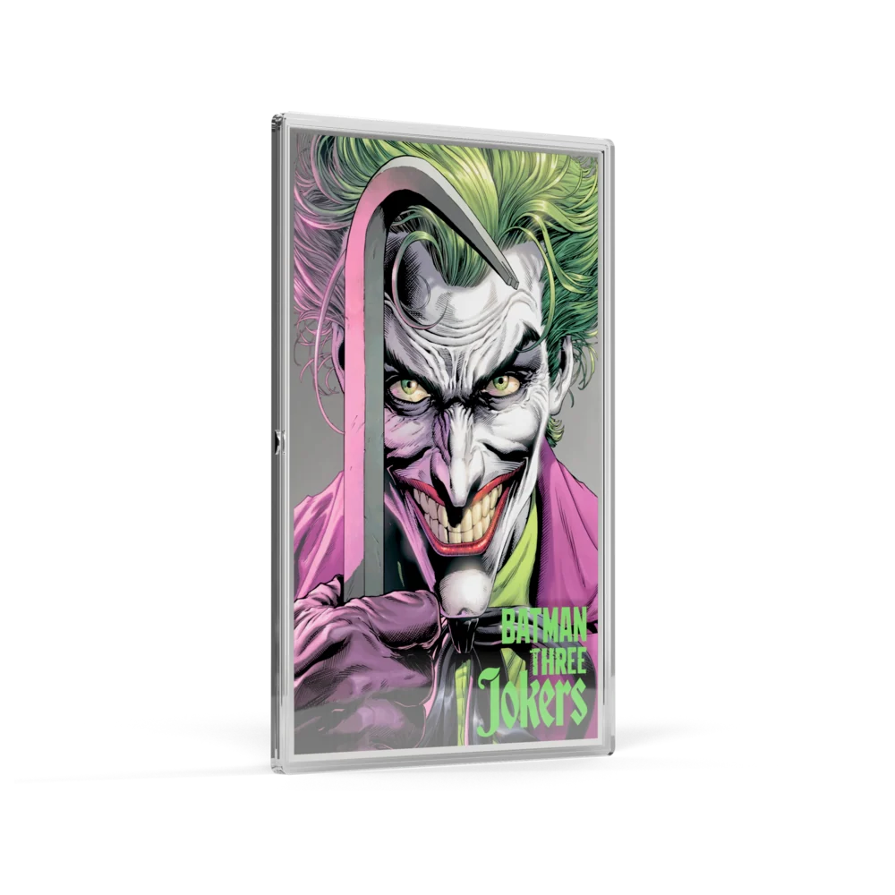 Batman Three Jokers #1 - The Clown 1 oz Silver Collectible Foil