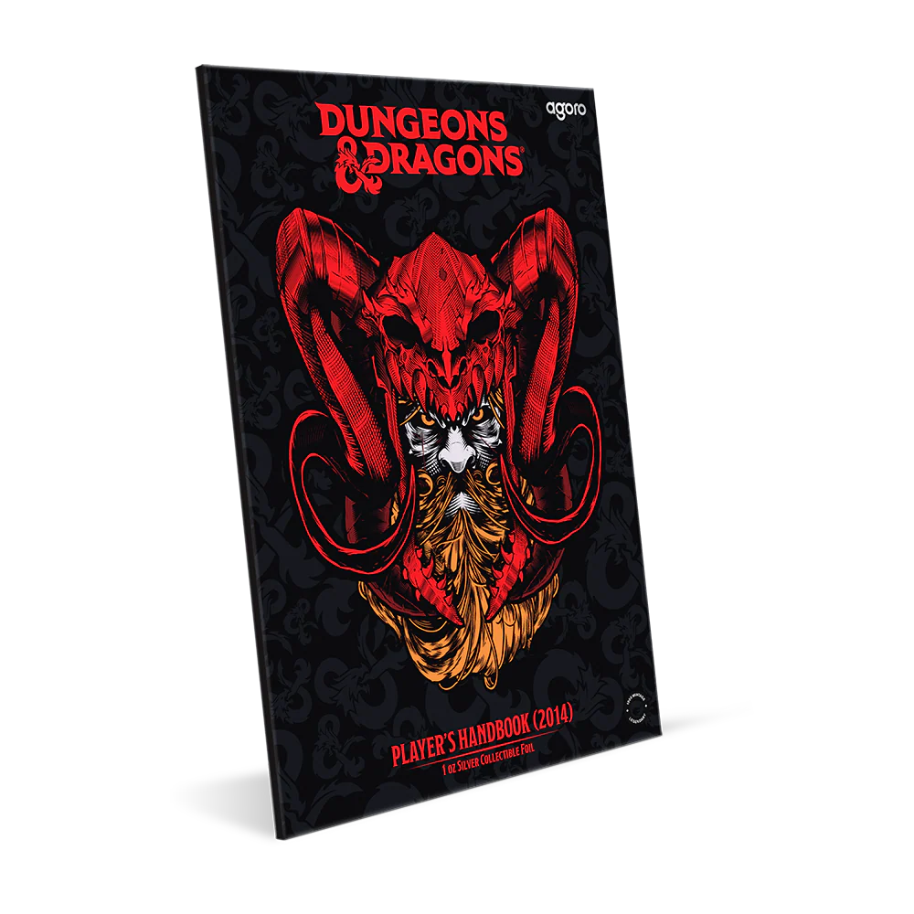 Dungeons & Dragons - Player's Handbook (2014) 1oz Silver Collectible Foil