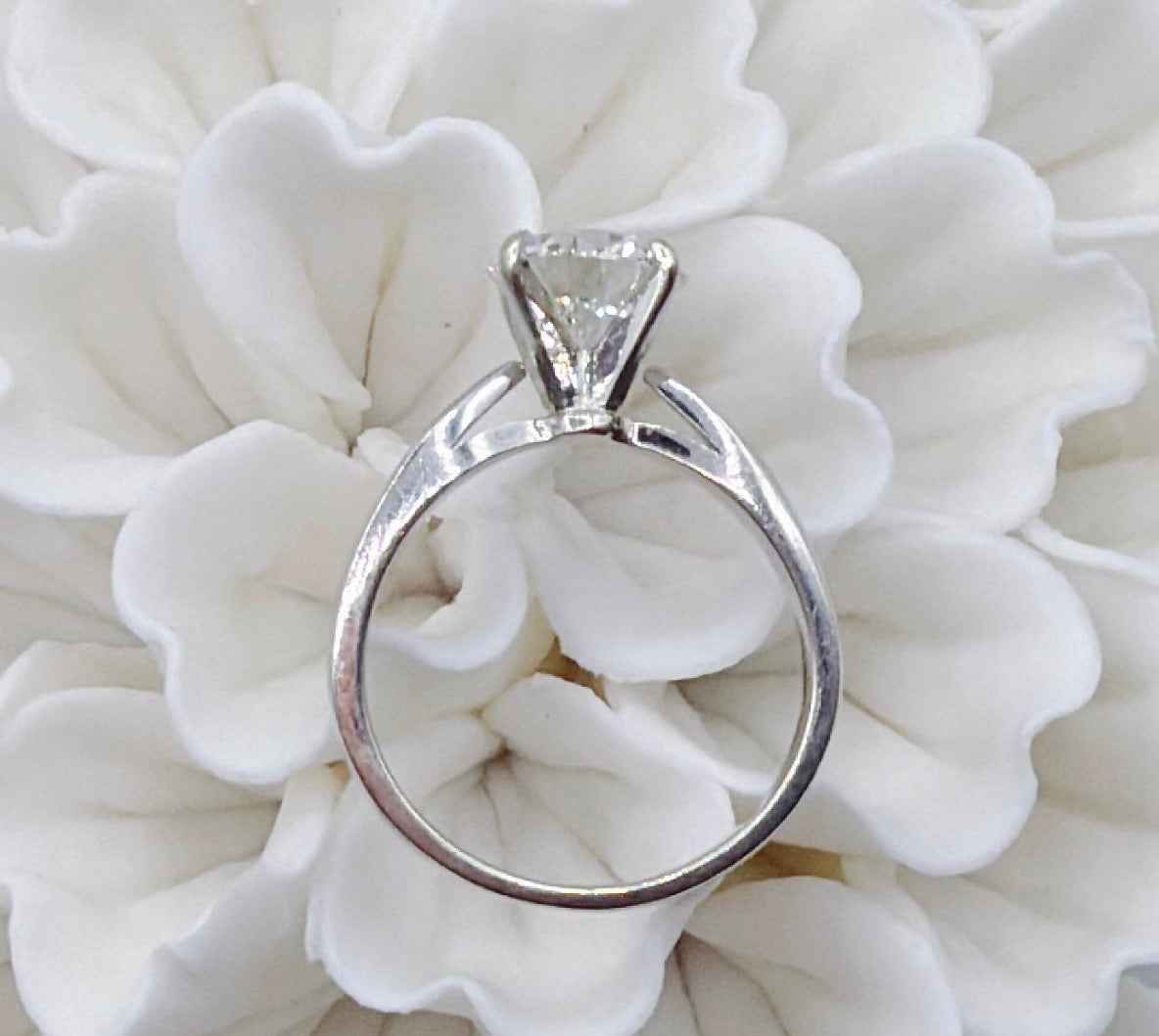 1.51 Carat Canadian Diamond Solitaire Ring – 14K White Gold | SI1 Clarity | H Colour. Size 5