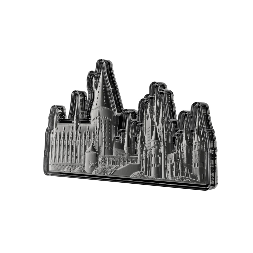 HARRY POTTER™ - Hogwarts Castle 3oz Silver Collectible Coin
