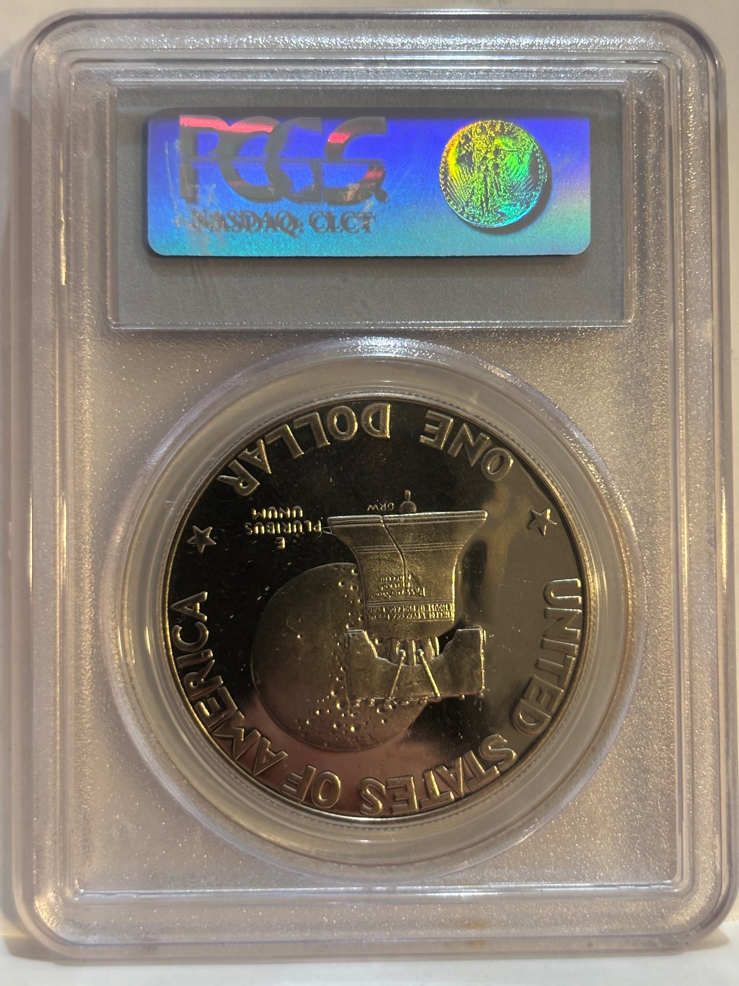 1976-S USA Proof Clad Type 1 Dollar. PCGS graded PR69DCAM