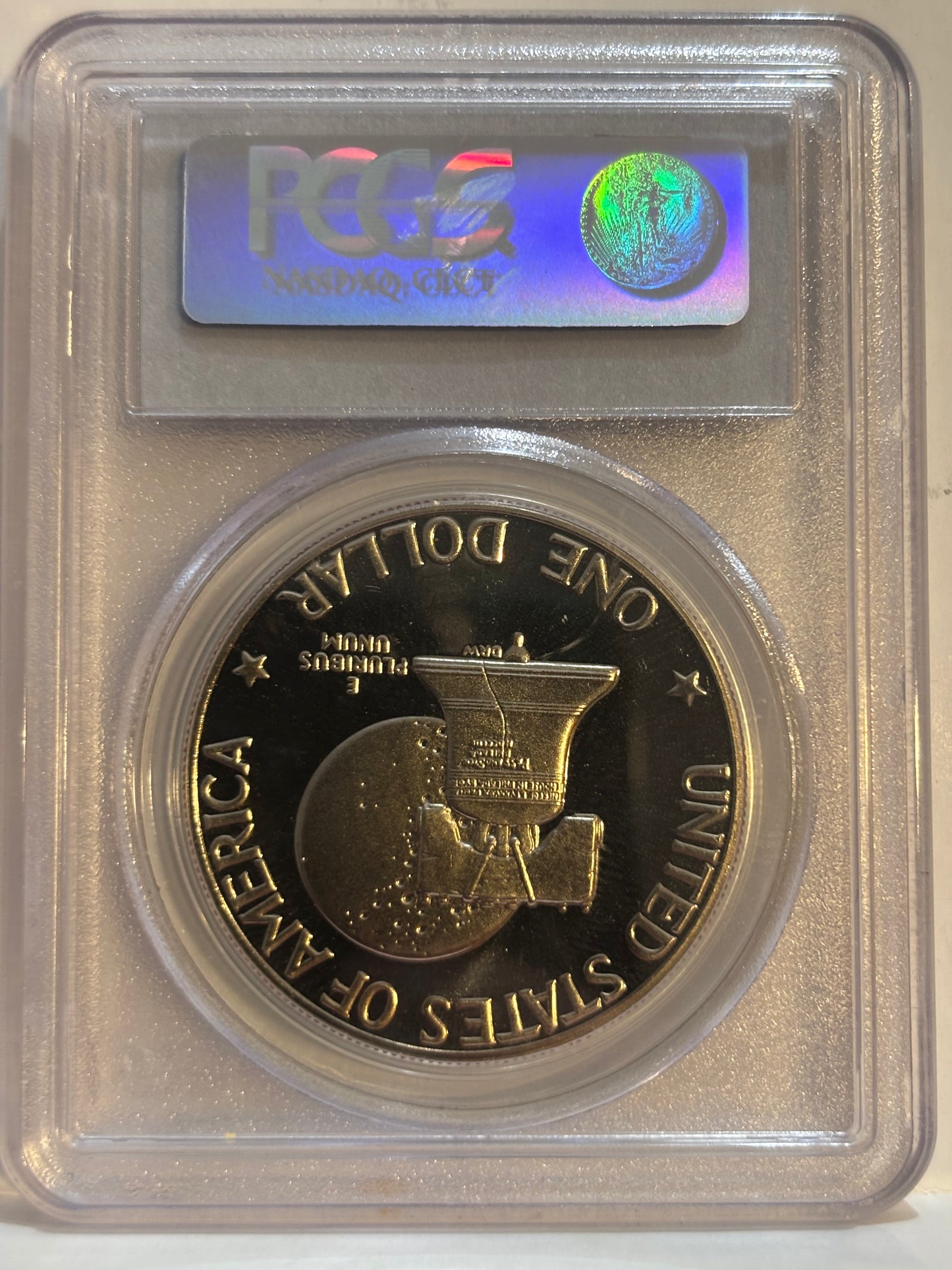 1976-S USA Proof Clad Type 2 Dollar. PCGS graded PR69DCAM