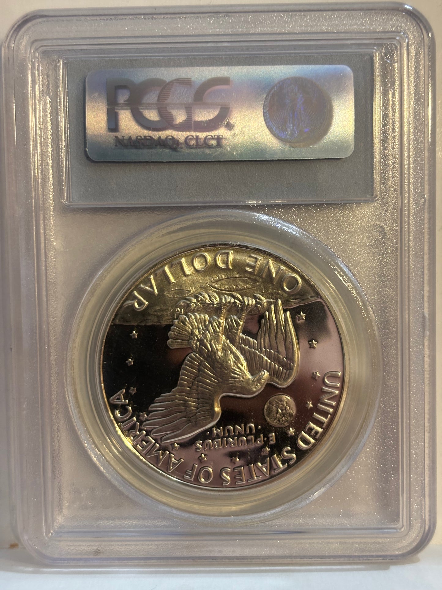 1972-S USA Proof Silver Dollar. PCGS graded PR69DCAM