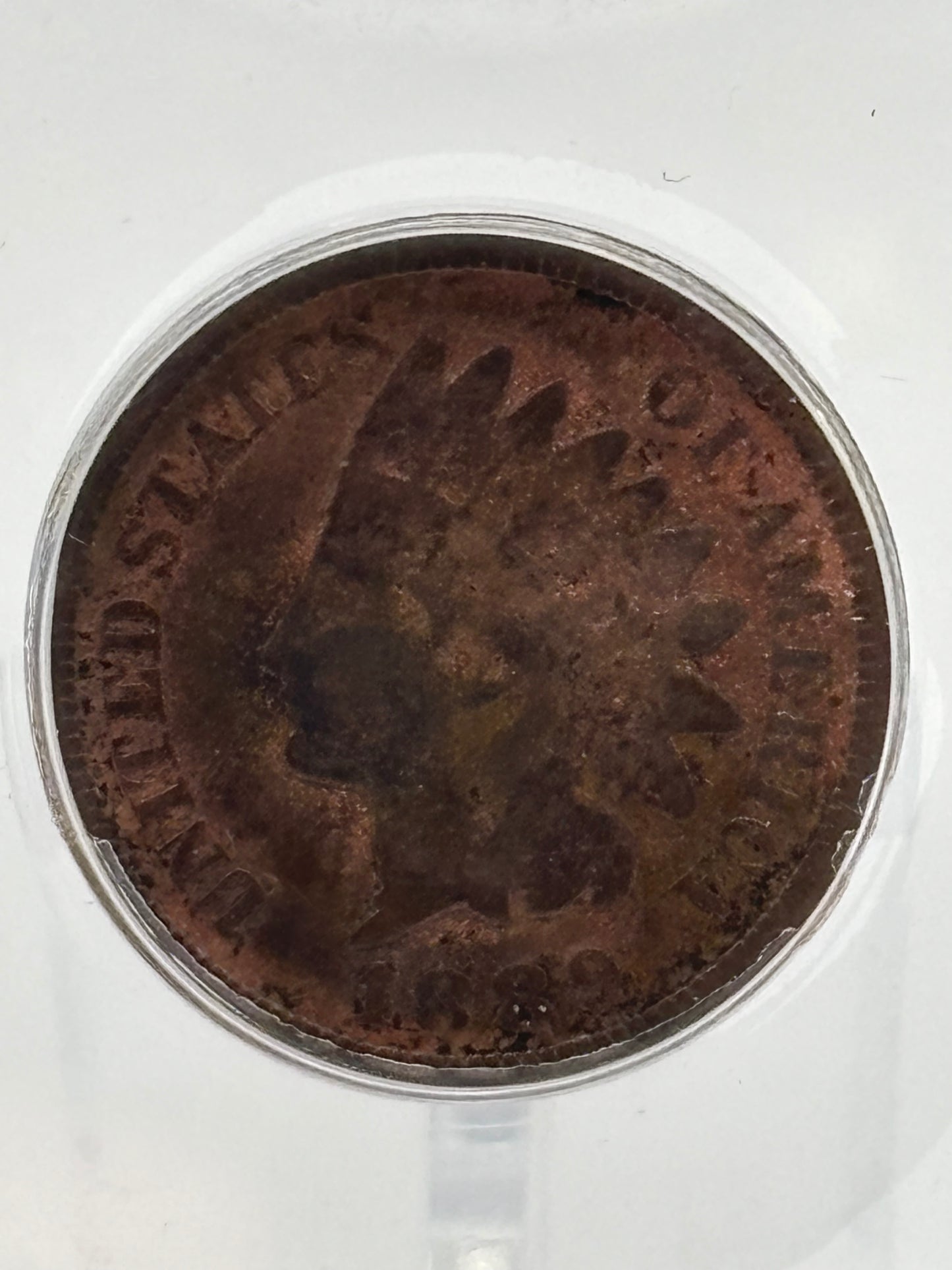 1889 USA 1C Indian Head. ANACS graded G6 Details
