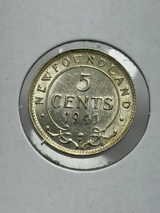 NFLD 1941c $0.05. EF45