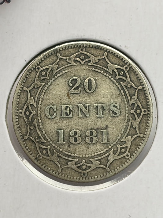 NFLD 1881 $0.20. VG10