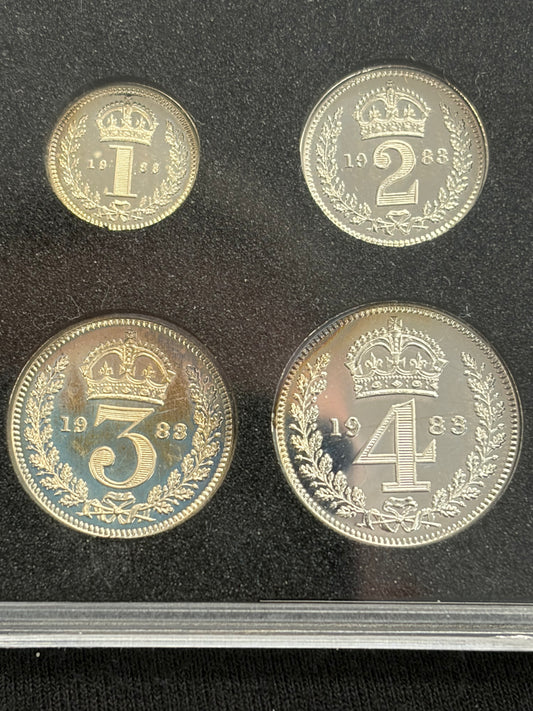 1983 4 coin British Maundy Set